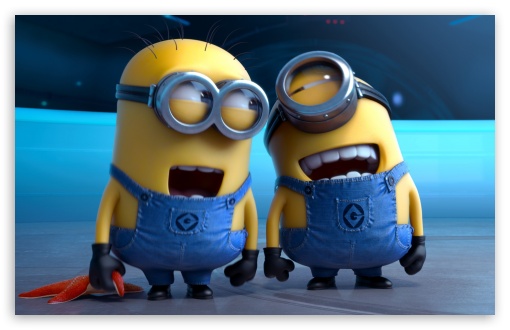 laughing minions